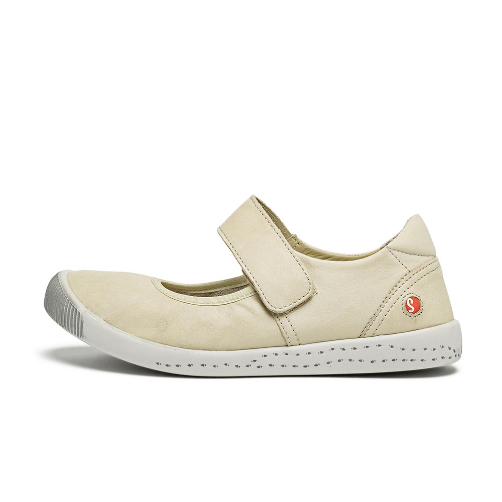 IGLA 輕巧魔鬼氈真皮娃娃鞋/懶人鞋/休閒鞋-沁芽米