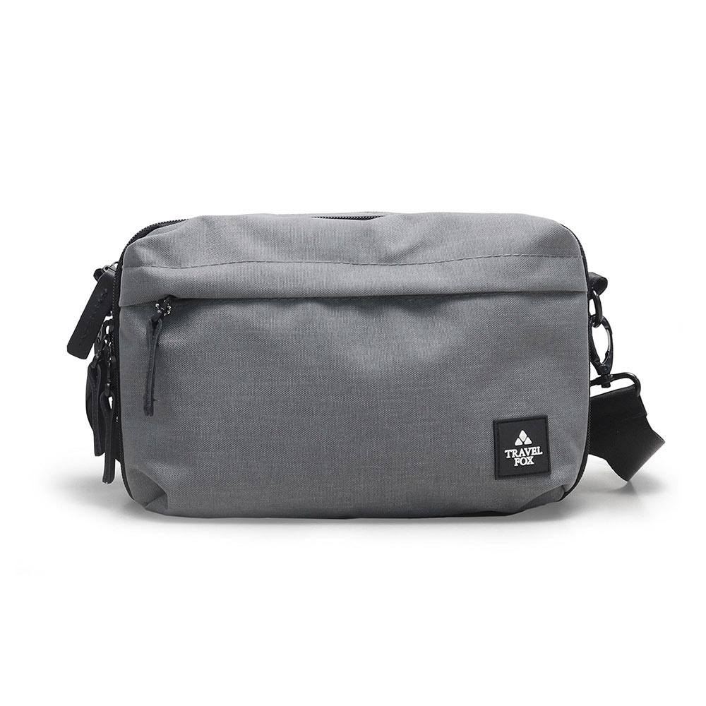 BLACK SERIES 輕質感風潮防潑水側背包-灰